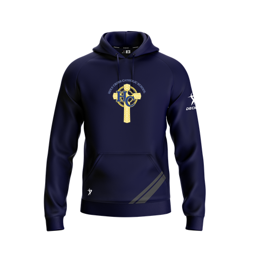 [CUS-DFW-SUHOOD-FLC-LSL-NVY-YXS-LOGO2] Summit Hoodie (Youth XS, Navy, Logo 2)