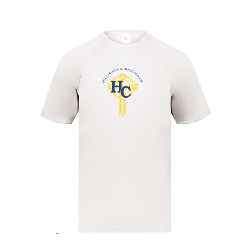 [2790.005.S-LOGO2] Men's Smooth Sport T-Shirt (Adult S, White, Logo 2)