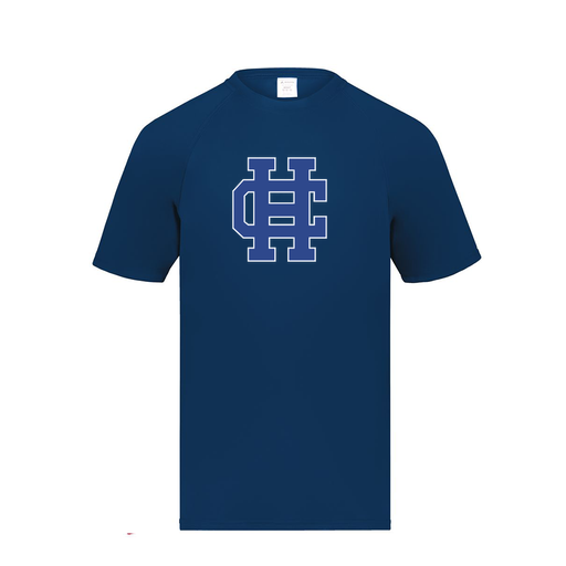 [2790.065.S-LOGO3] Men's Smooth Sport T-Shirt (Adult S, Navy, Logo 3)