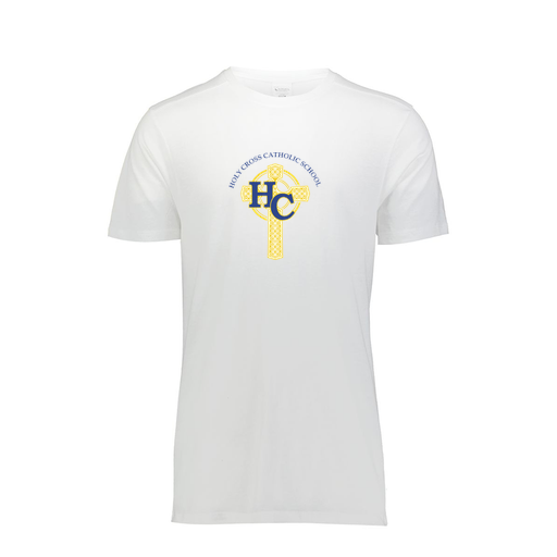 [FTSCUBWH-AS-LOGO2] Decker Men's Tri-Blend T-Shirt - Short Sleeve (Adult S, White, Logo 2)