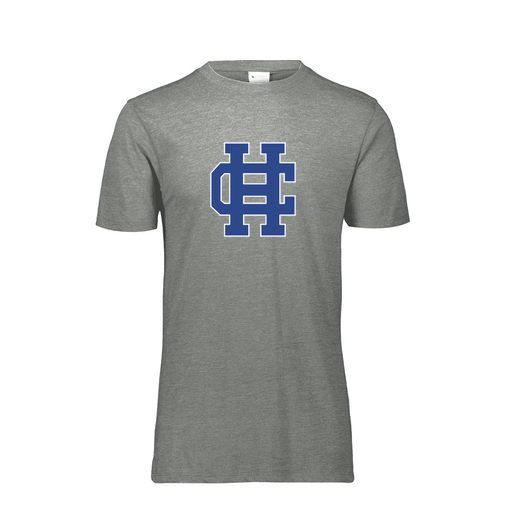 [FTSCUBGY-AS-LOGO3] Decker Men's Tri-Blend T-Shirt - Short Sleeve (Adult S, Gray, Logo 3)