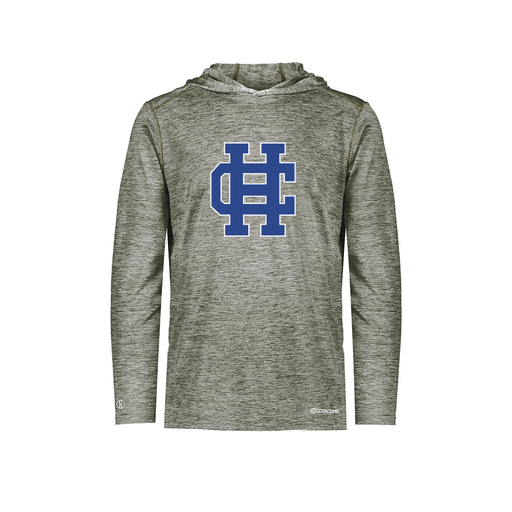 [FOLHCGGY-AS-LOGO3] Decker Men's Charge Hoodie (Adult S, Gray, Logo 3)