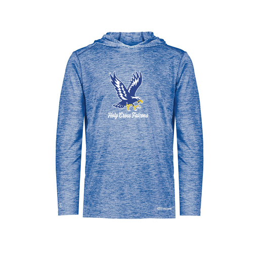 [FOLHCGRY-YS-LOGO1] Decker Youth Charge Hoodie (Youth S, Royal, Logo 1)