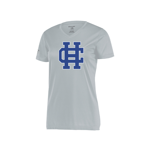 [222820.099.S-LOGO3] Ladies Movement Dri Fit Shirt (Female Adult S, Silver, Logo 3)